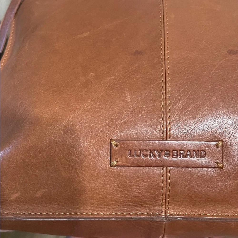 Lucky Brand Baldwin leather crossbody purse